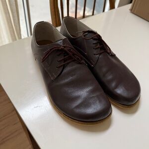 Locris Leather Barefoot Men Oxfords - US 11/EU 44, Brown